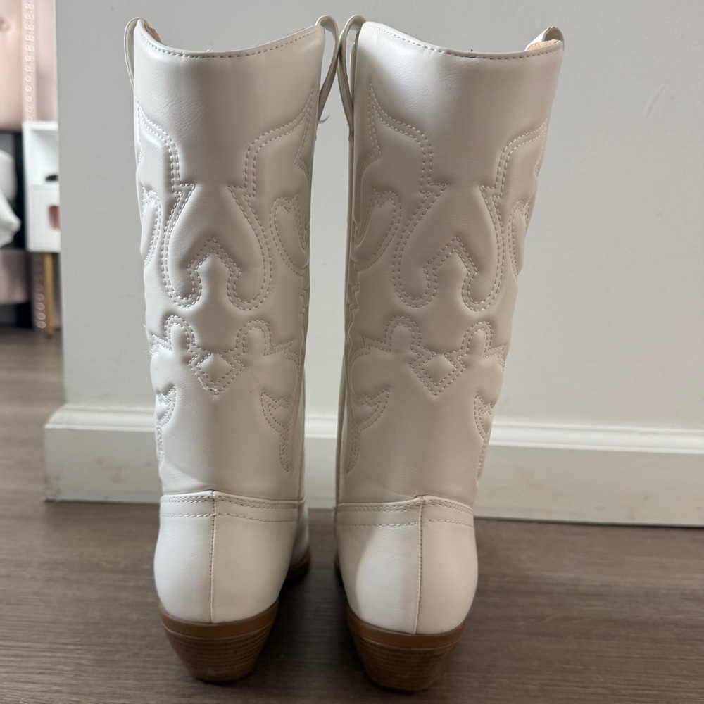 White Cowboy Boots Western - Picture 4 of 5
